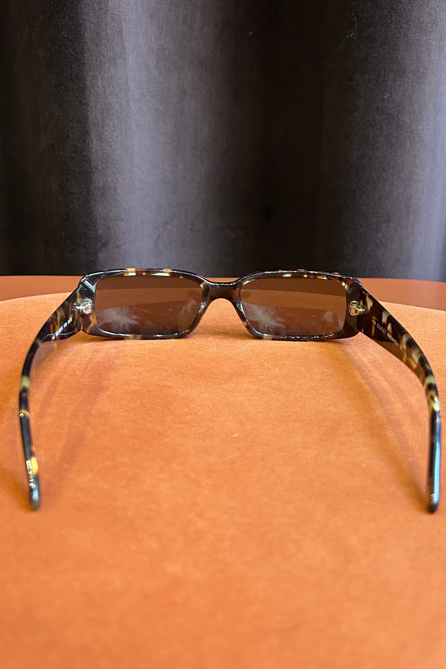 Vintage Gucci Rectangular Tortoiseshell Sunglasses