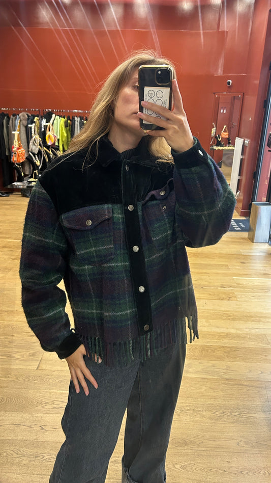 Moschino Jeans Wool Shirt Jacket