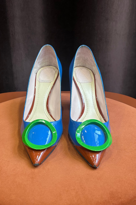 Vintage Dior Geometric Pumps
