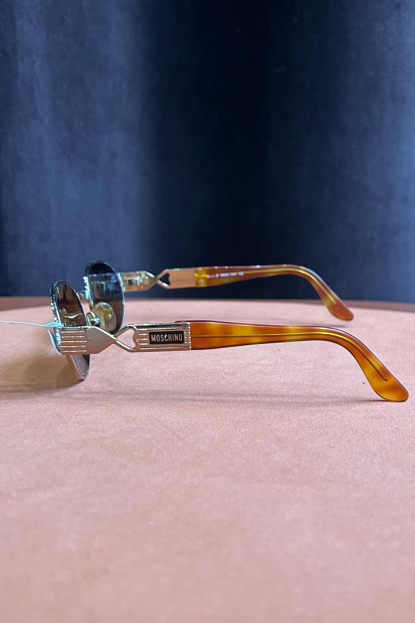 Vintage Moschino & Persol Oval Sunglasses – Brown