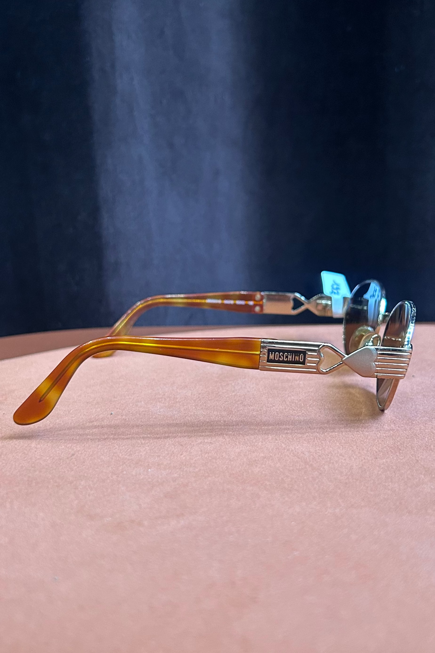 Vintage Moschino & Persol Oval Sunglasses – Brown