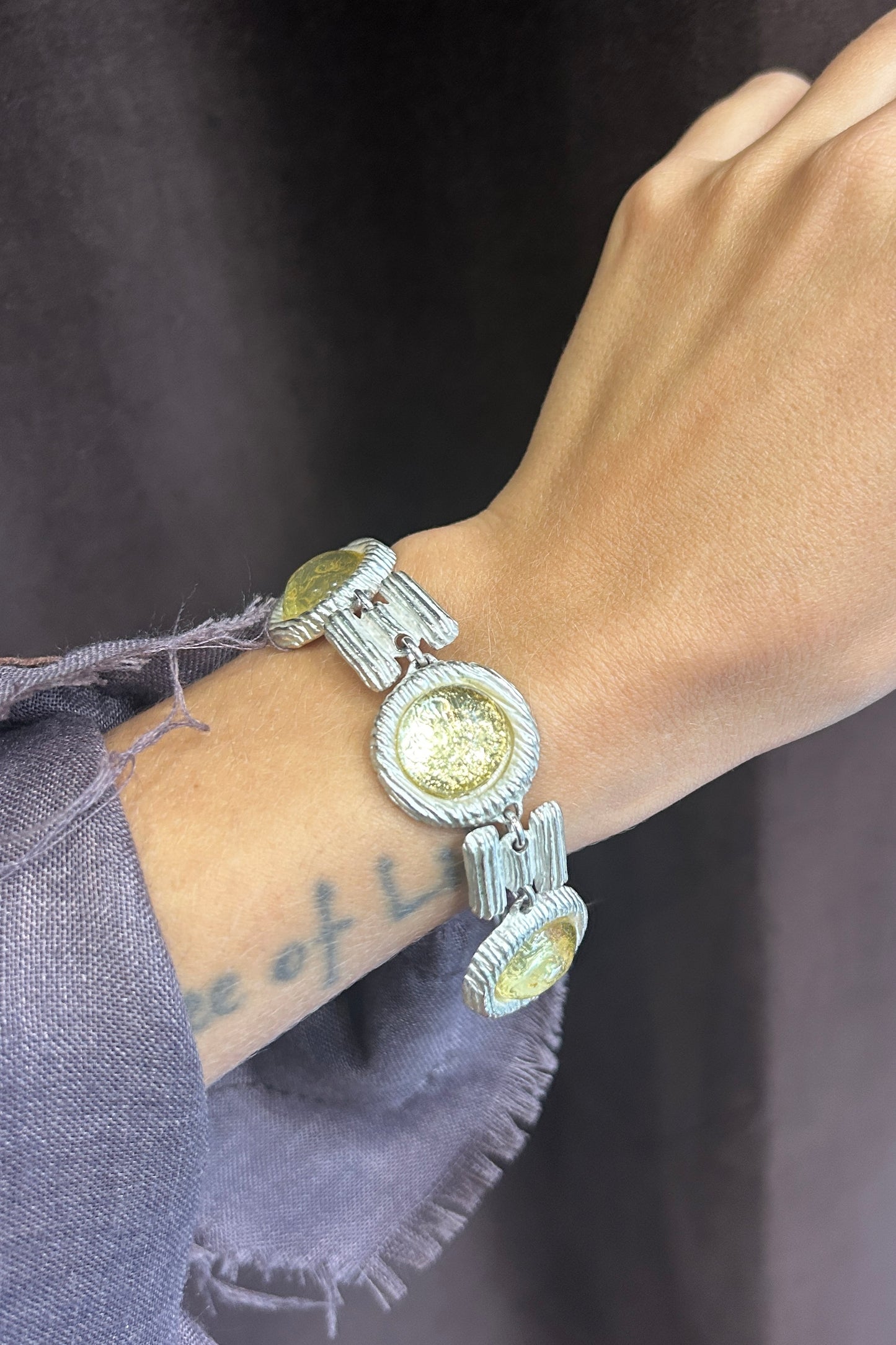 Vintage Silver-Tone Bracelet Dolce Vita