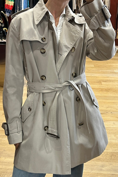 Vintage Burberry Classic Beige Trench Coat