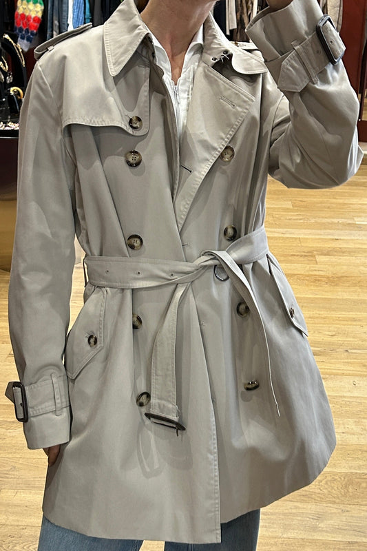 Vintage Burberry Classic Beige Trench Coat
