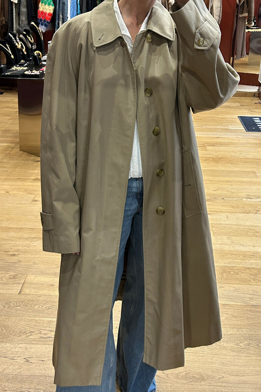 Vintage Classic Long Trench Coat – Burberry