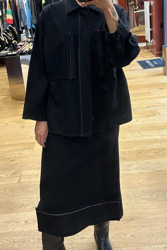 Yohji Yamamoto Jacket and Skirt Set