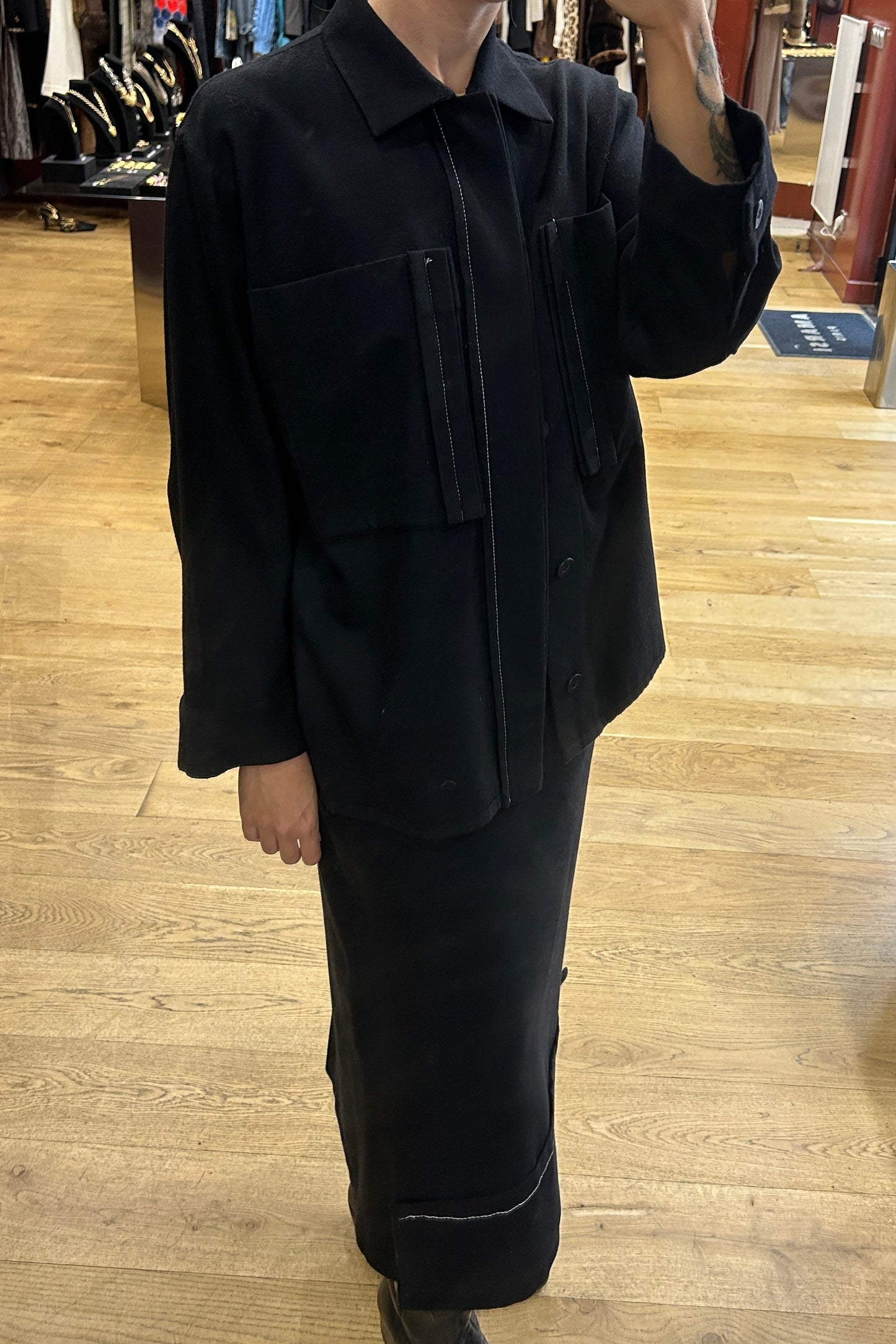 Yohji Yamamoto Jacket and Skirt Set