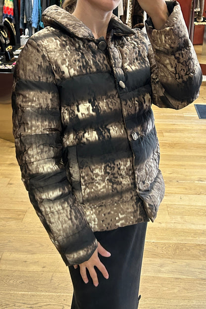 Vintage Printed Puffer Jacket – Prada