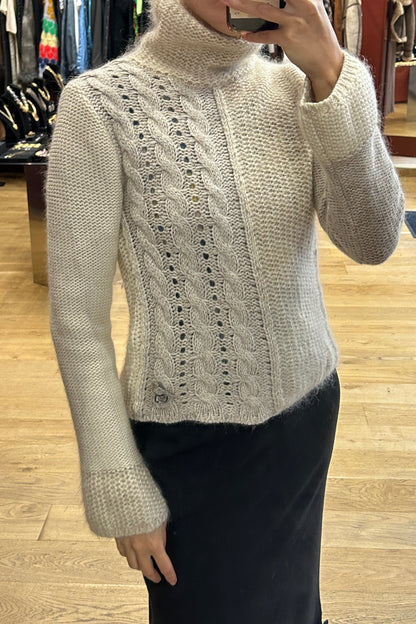 Vintage Cavalli Jeans Mohair Turtleneck Sweater