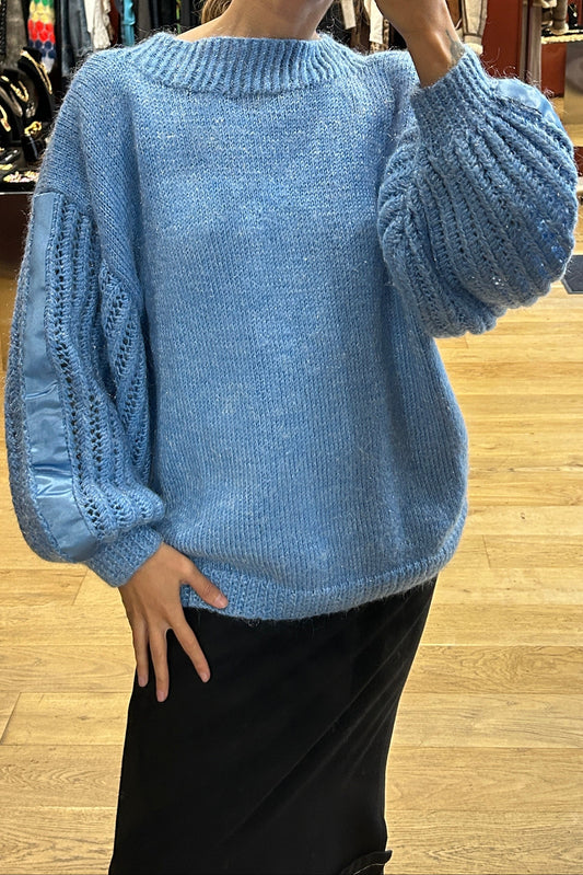 Vintage Hand-Knit Mohair Sweater