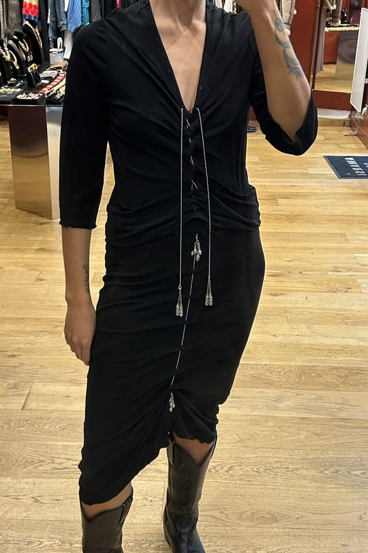 Black Jean Paul Gaultier dress