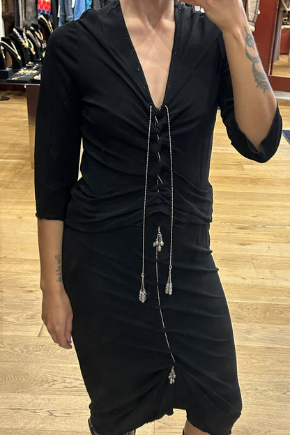 Black Jean Paul Gaultier dress