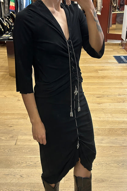 Black Jean Paul Gaultier dress