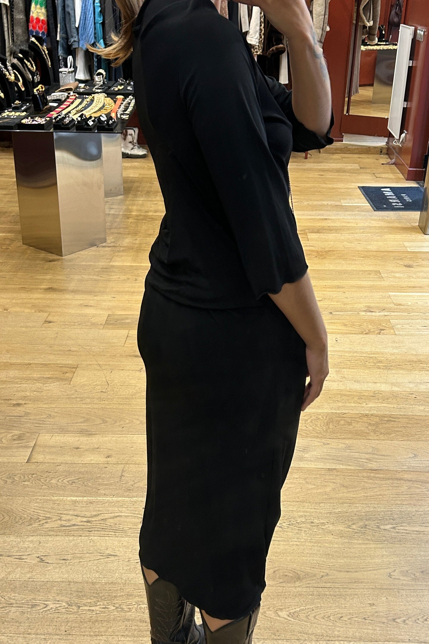 Black Jean Paul Gaultier dress