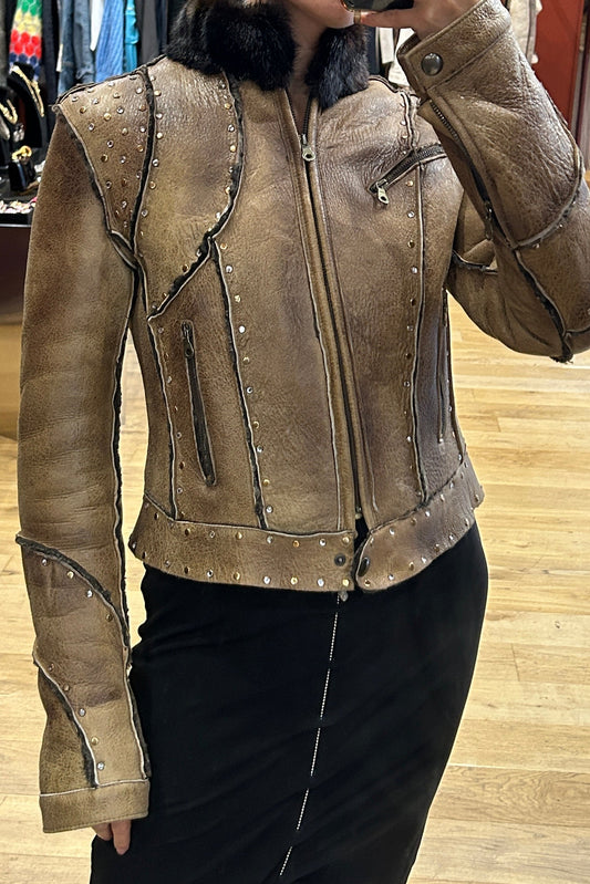 Vintage Shearling Jacket – 2000s