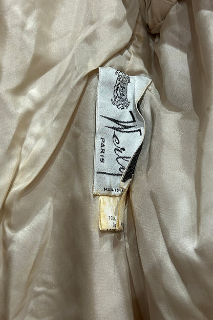 Vintage 70s Beige Mohair Coat