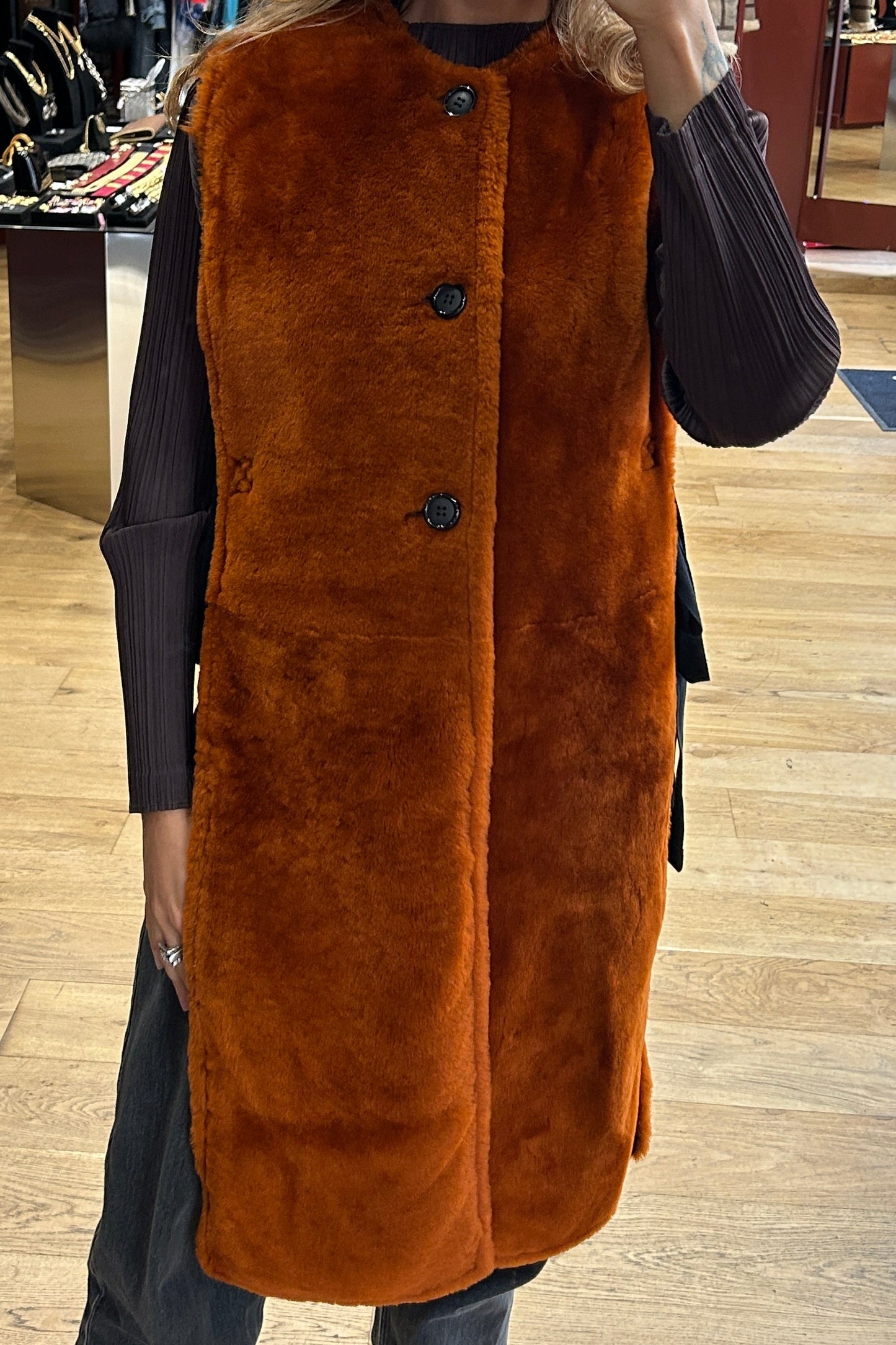 Vintage Reversible Celine Coat by Hedi Slimane