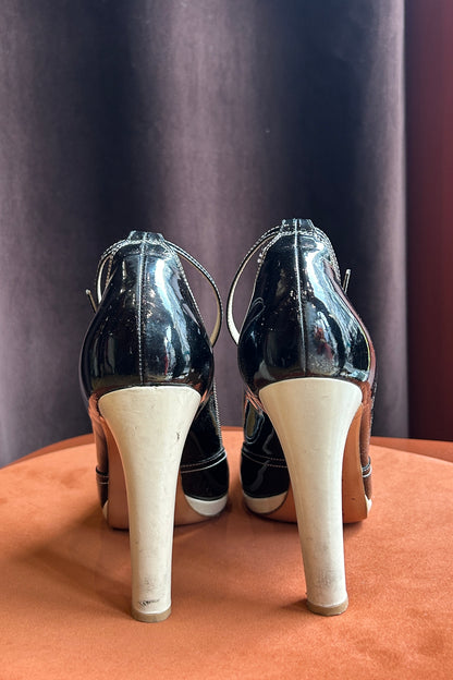 1990s – Vintage Miu Miu Runway Patent Leather Heels