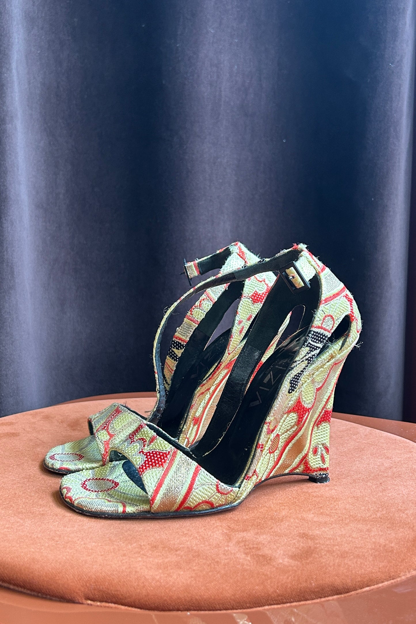 1990s – Vintage Krizia Baroque Wedge Heels