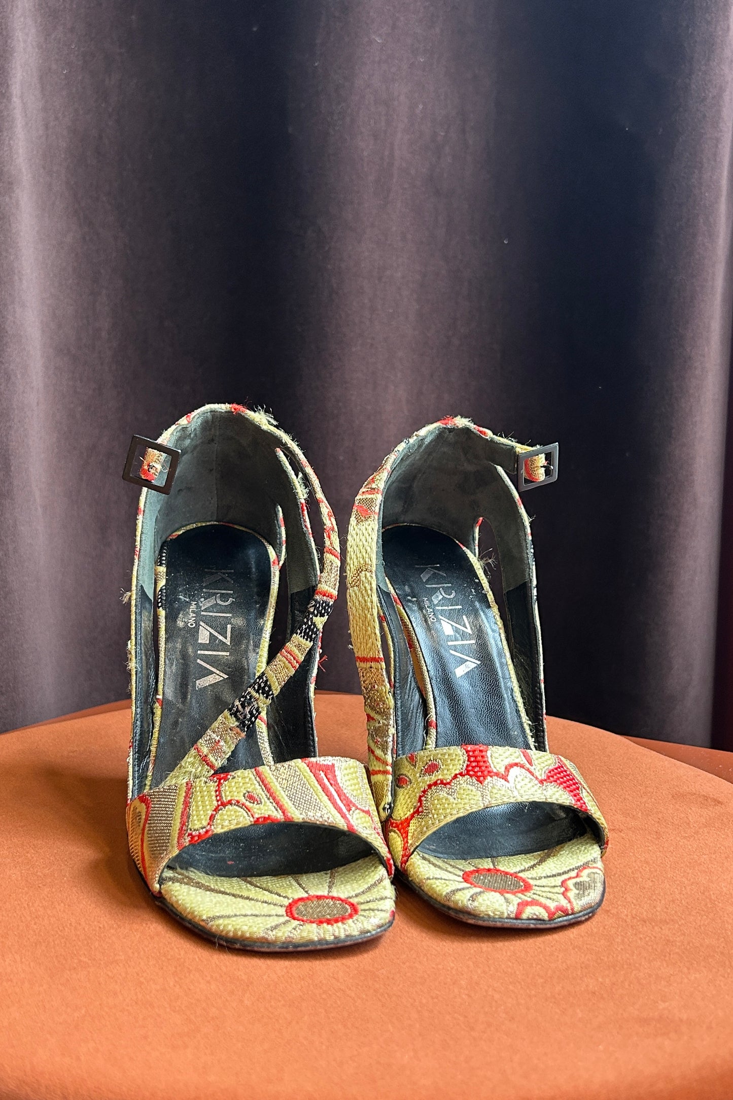 1990s – Vintage Krizia Baroque Wedge Heels