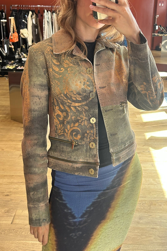 Christian Llinares Printed Stretch Jacket