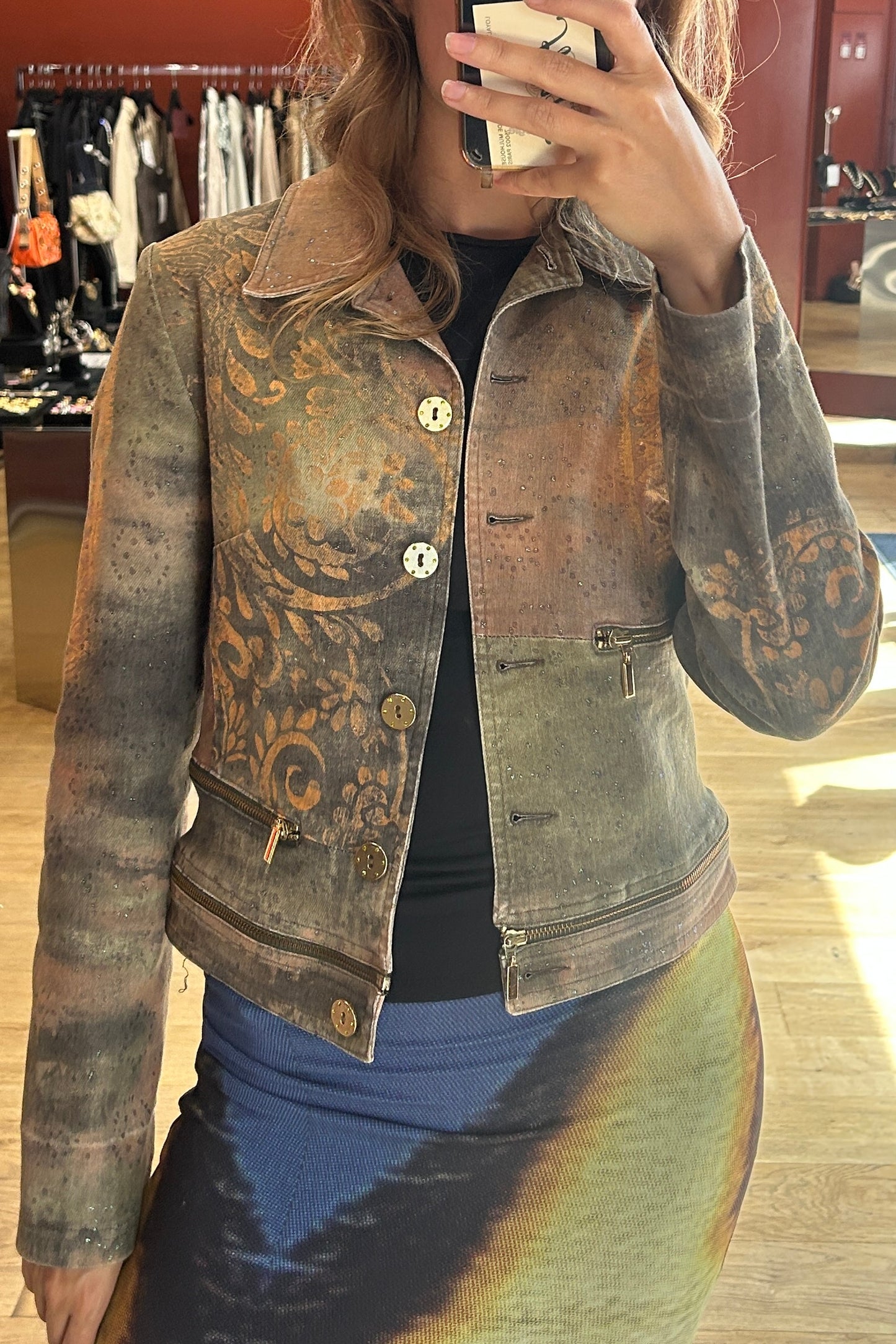 Christian Llinares Printed Stretch Jacket