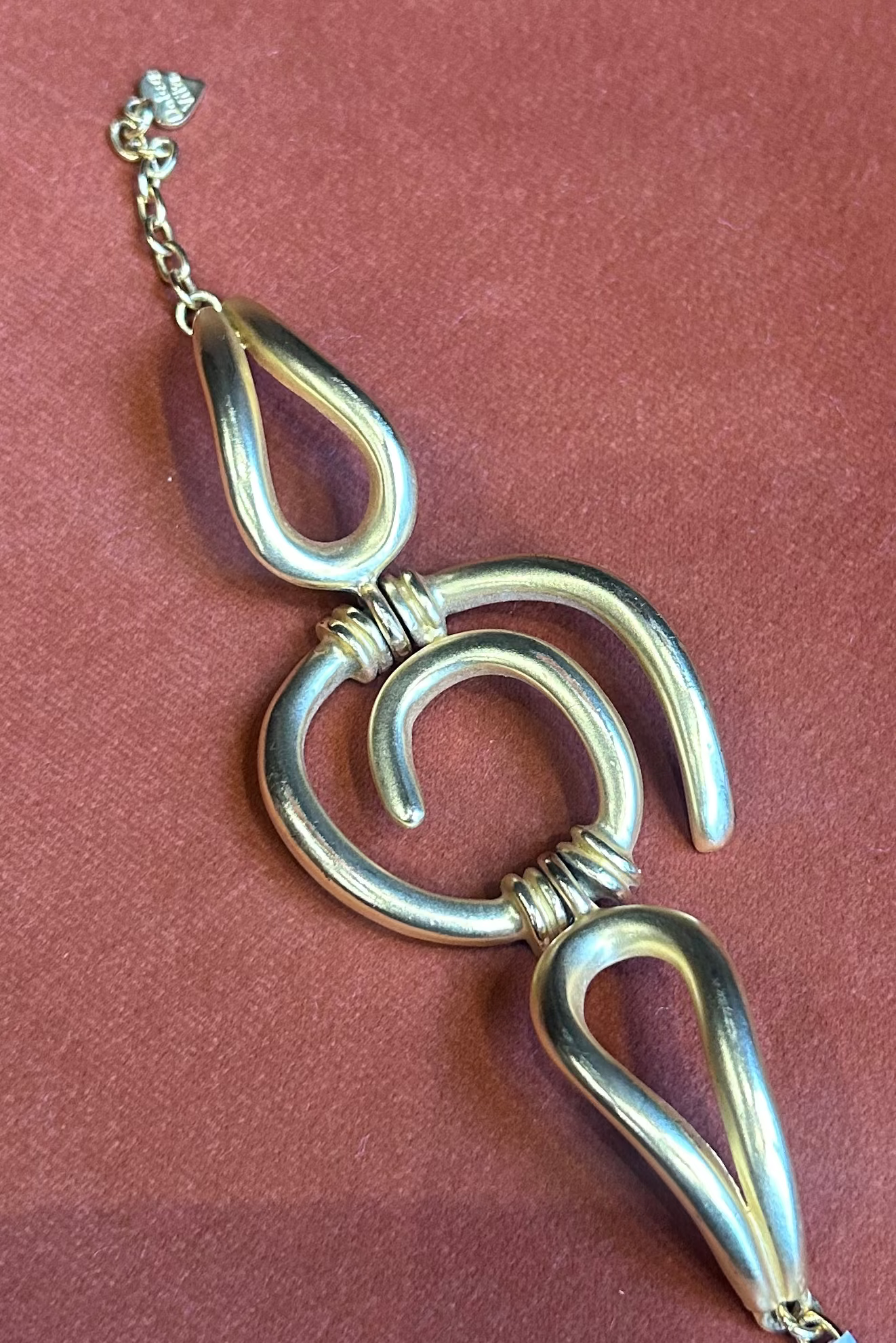 Vintage Gold-Tone Circle Bracelet – Dolce Vita