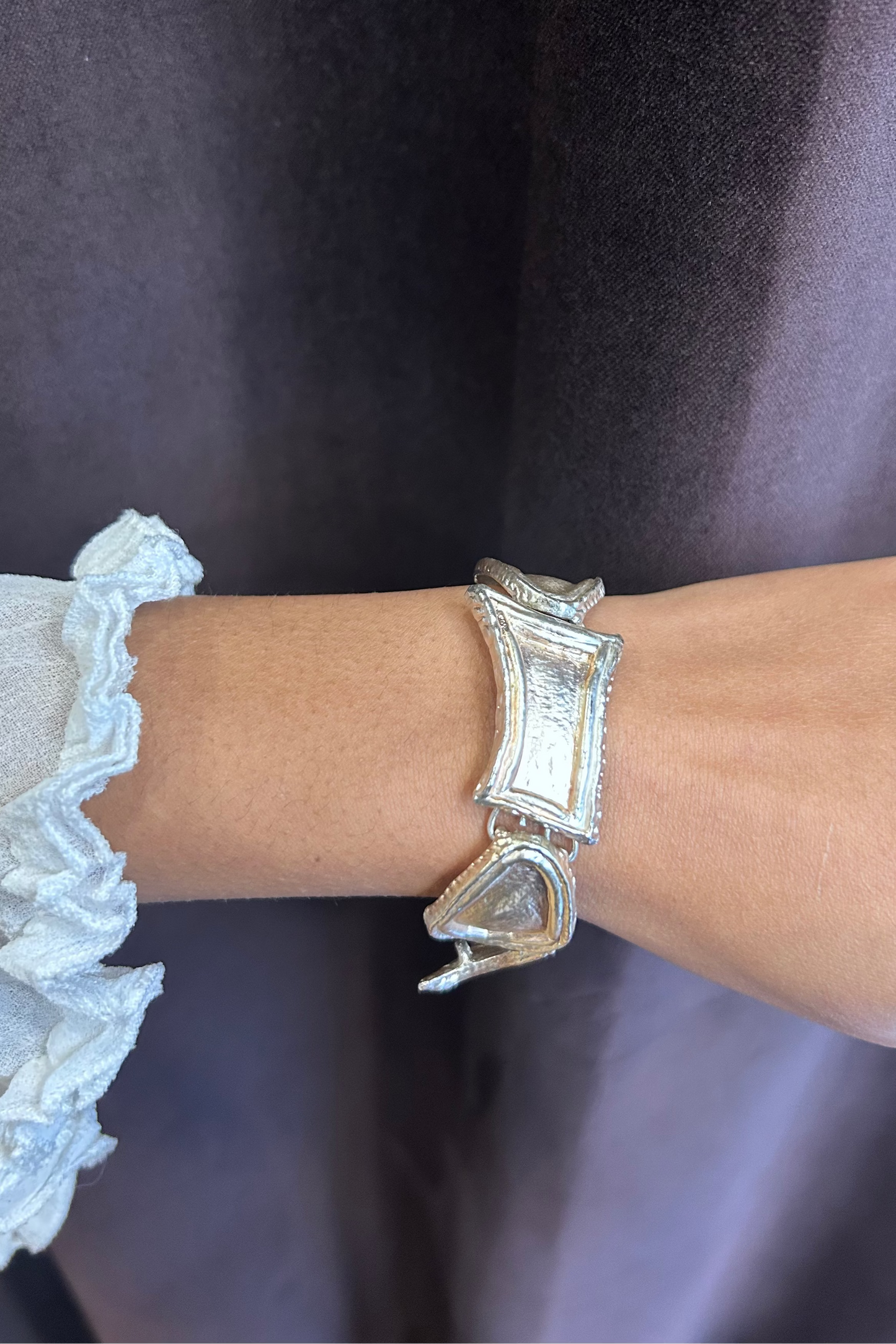 Vintage Silver-Tone Bracelet – Dolce Vita