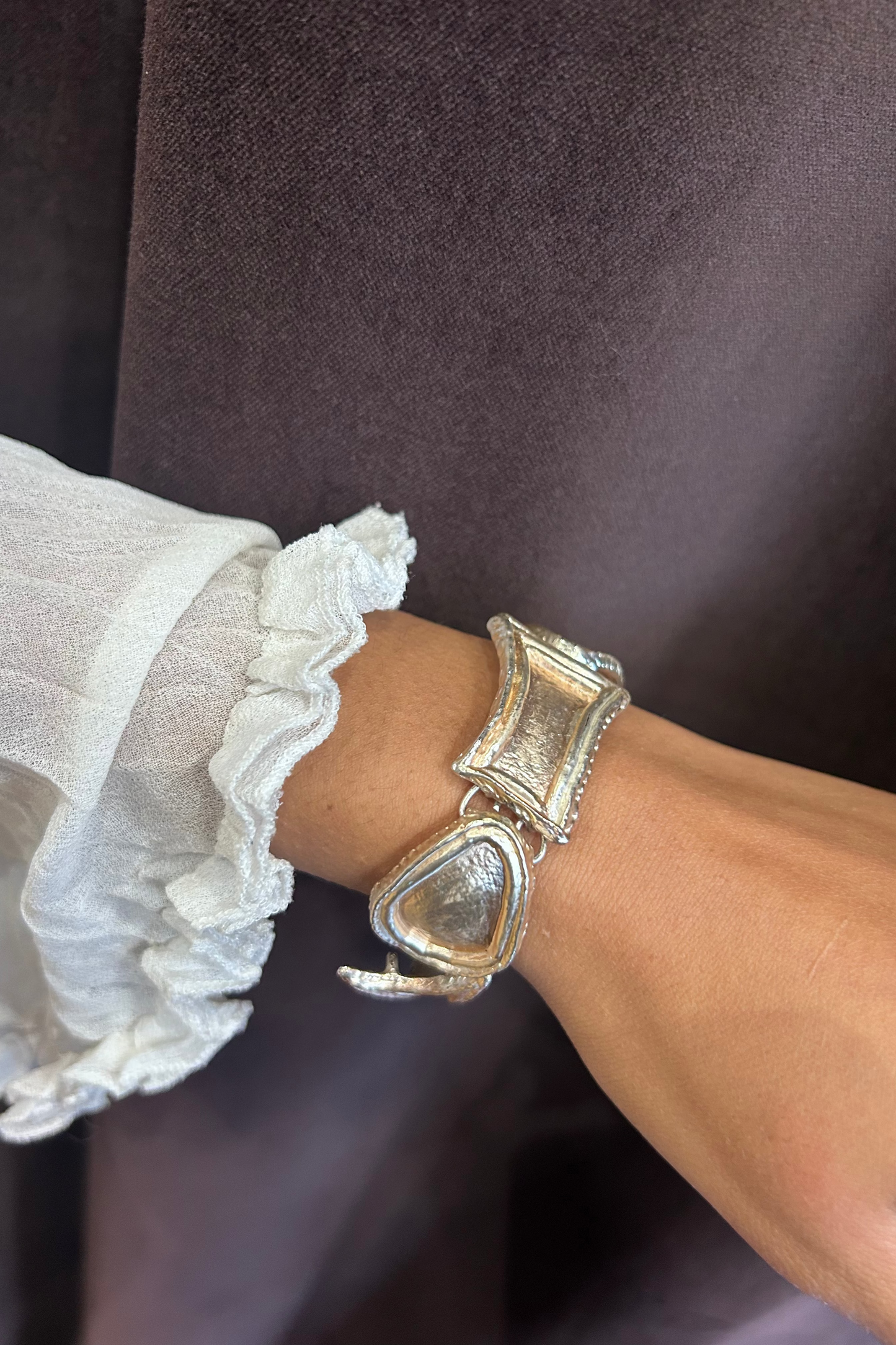 Vintage Silver-Tone Bracelet – Dolce Vita