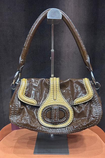 Prada Vintage Leather Shoulder Bag