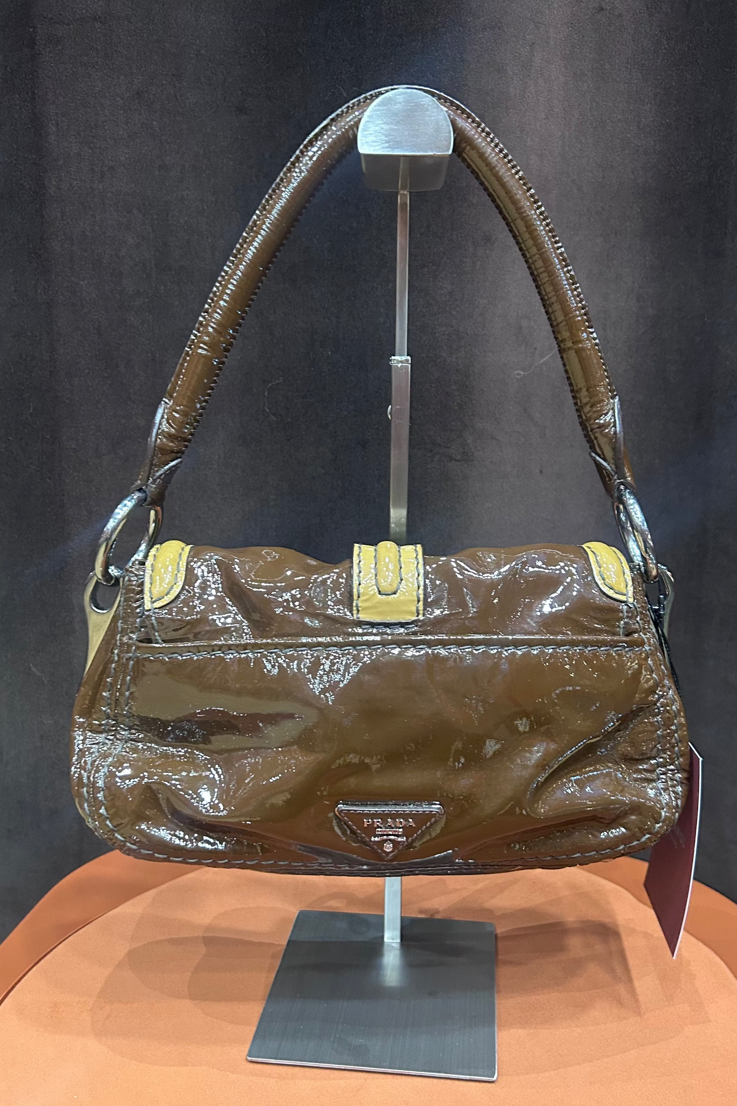 Prada Vintage Leather Shoulder Bag