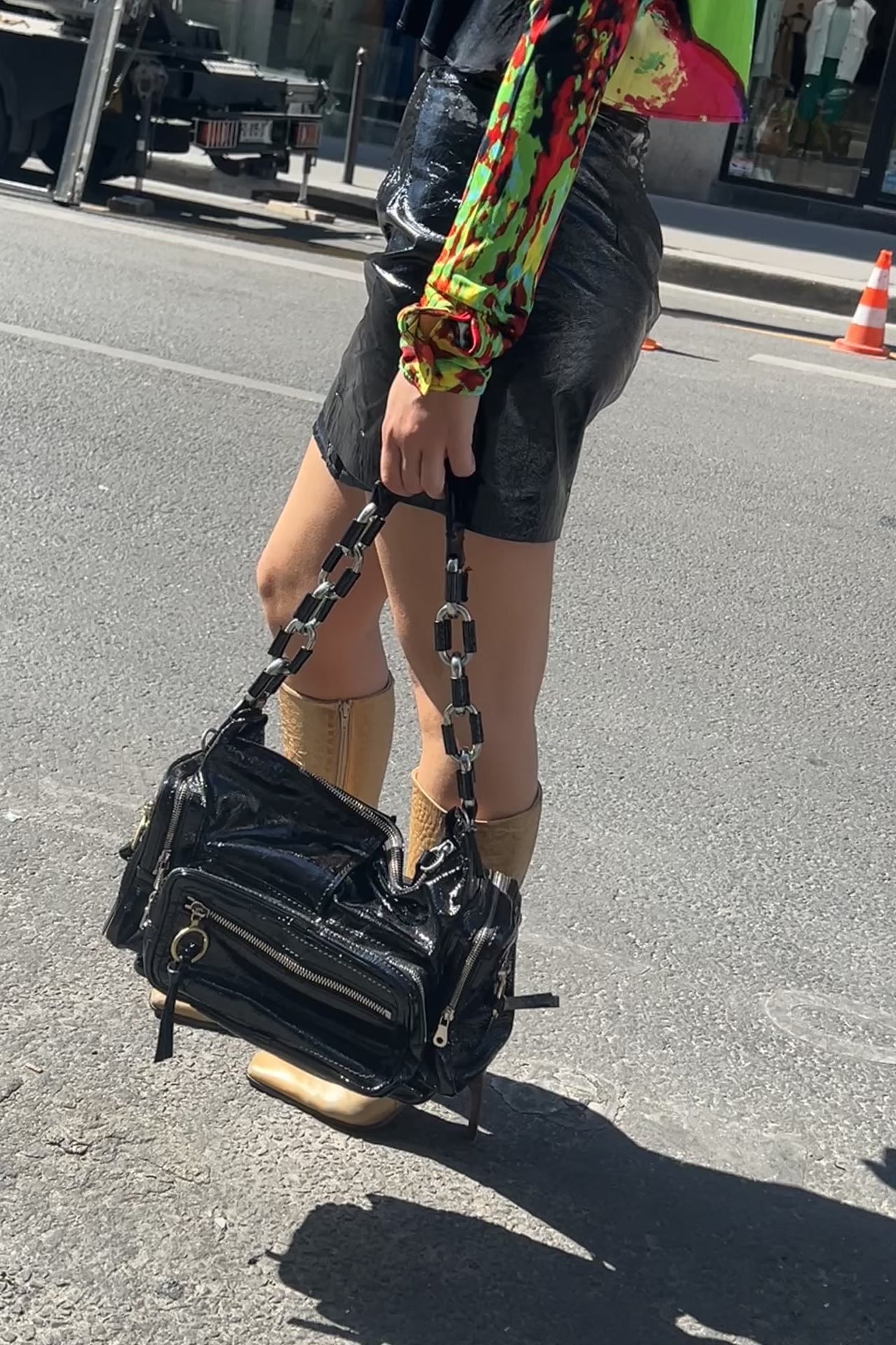 Vintage Chloé Betty Patent Leather Shoulder Bag