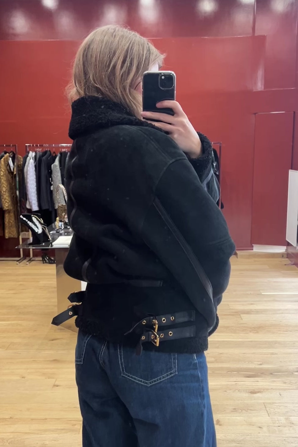 Black Alexandre Vauthier bomber jacket