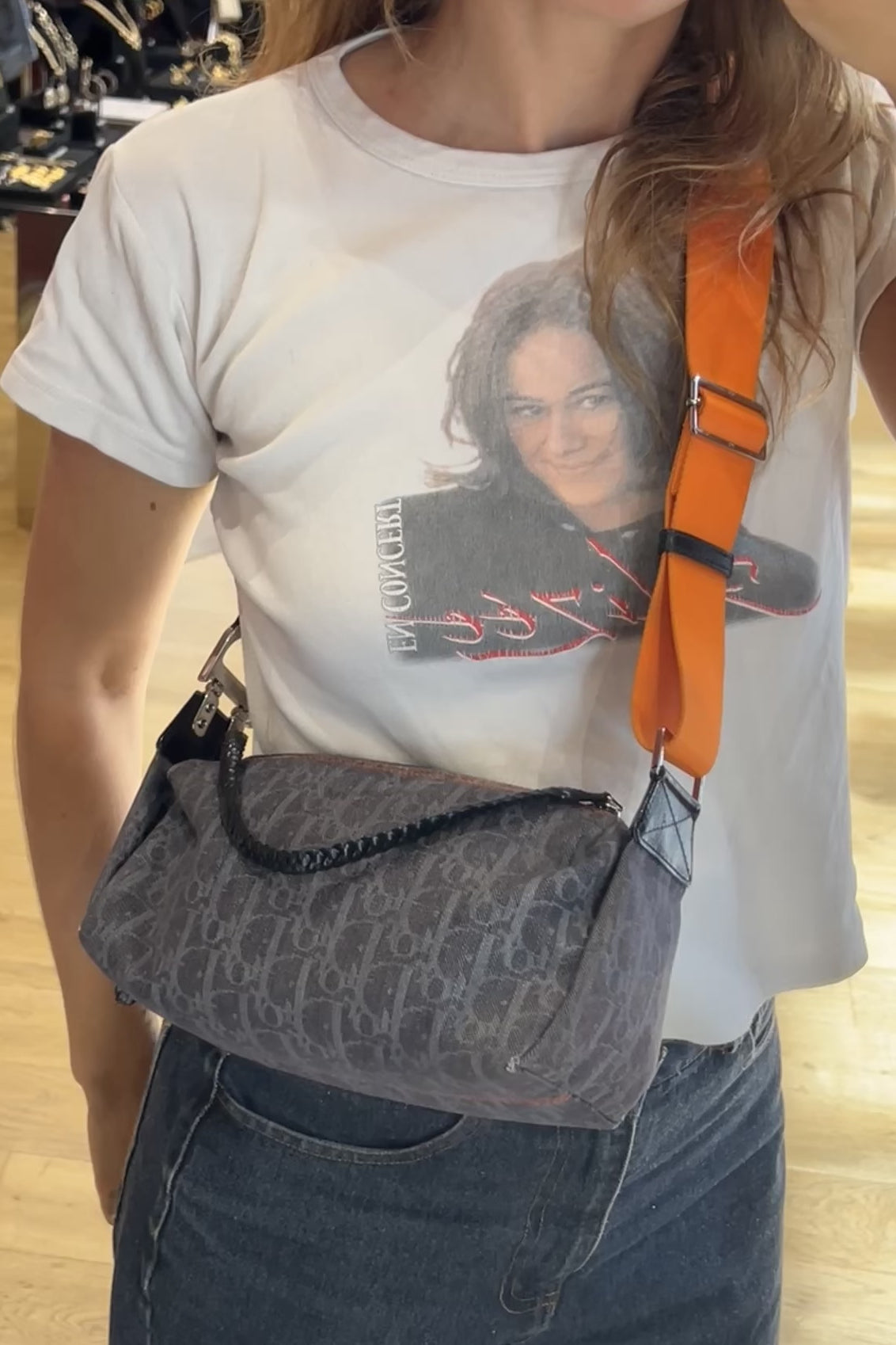 Christian Dior “Remove Before Flight” Trotter Saddle Bag – 2005-2006 by John Galliano